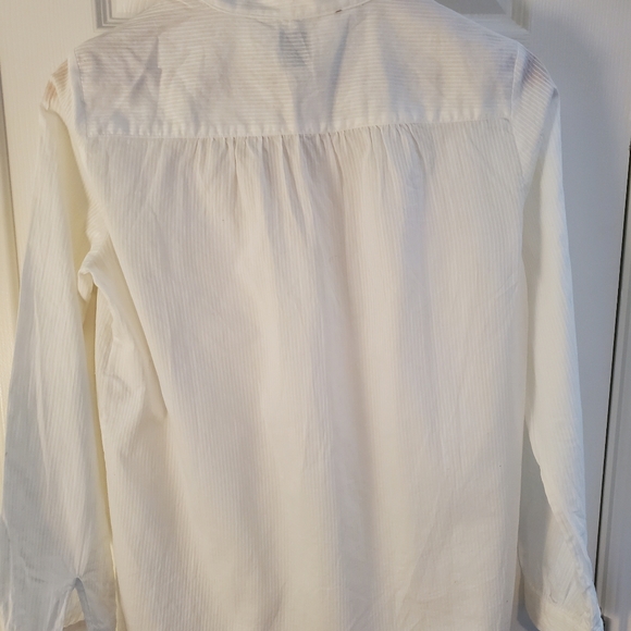 Anne Klein White semi-sheer blouse - Picture 3 of 5